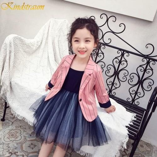 2019 New Fashion Spring Summer & Autumn princess dress toddler Blazers Suit Girls Style Tutu skirt girl party dress coatTQA001