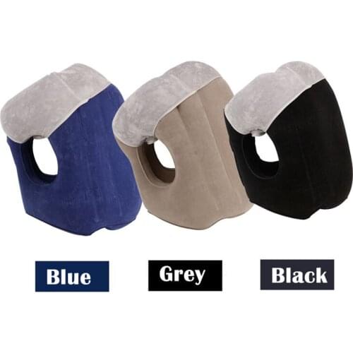 New Design Air Inflatable Travel Pillow For Plane Car Rest Sleeping Head Pillow Soft Foldable Blow Neck Pillows