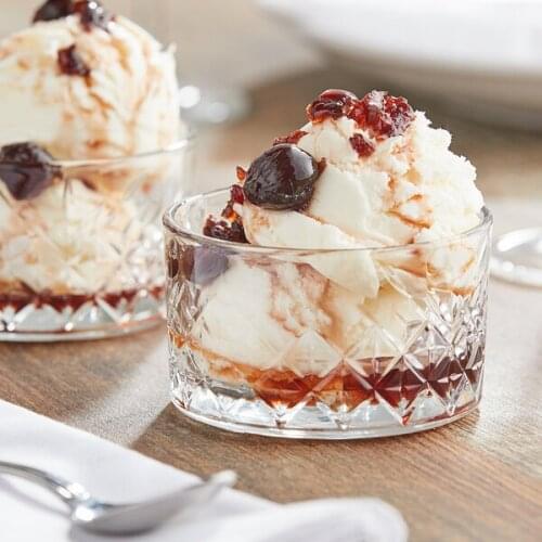 Pasabahce Timeless Confectionary Bowl 225cc 4 PCs Set Candy Pudding Transparent Salad Fruit sweet ice cream bowls presentation Set plates and bowls set ramen bowl fruit bowl glass bowl