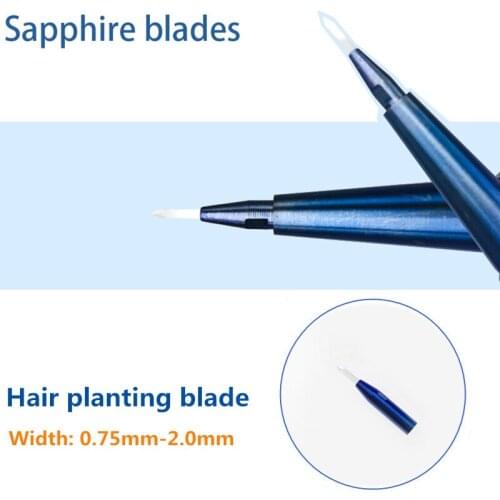 Sapphire Hair Transplant Blades hair follicle planting Blades Hair Transplant Tools 1Set