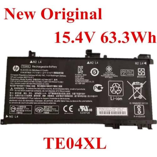 New Original Laptop replacement Li-ion Battery for HP shadow Wizard 2 Pro TE04XL HSTNN-DB7T 15.4V 63.3wh