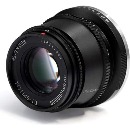 TTArtisan 35mm F1.4 APS-C M43 manual focus lens for Canon Sony Fuji M4/3 mount
