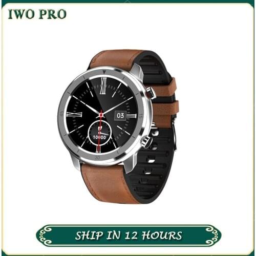 IWO PRO Smartwatch For M97 Smart Watch Heart Rate And Blood Pressure Monitoring Leather Strap 1.28in Montre Reloj Inteligente