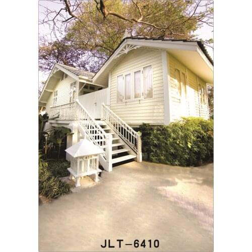 Vinyl Photography Background for Photo Shoots Outdoor White House Children Wedding Photographic Backdrop for Photo Studio