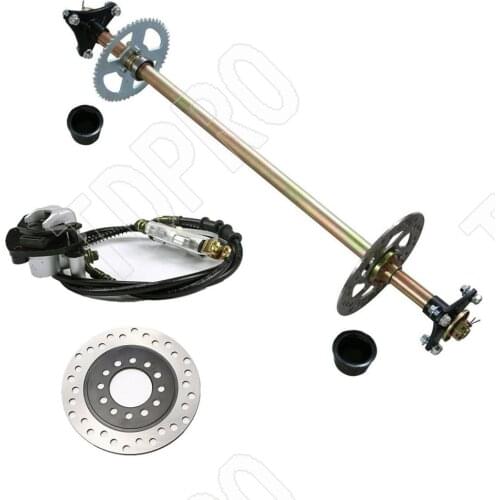Go Kart Rear Axle Brake Hub Disc Rotor Master Cylinder Caliper Off Road Cart DIY