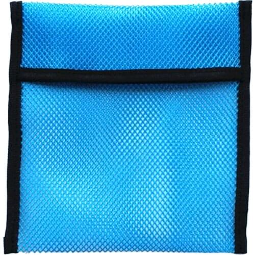 1kg 2kg Empty Scuba Diving Weight Pouch Snorkel Weight Pocket Mesh Shot Bag Diving Snorkeling Accessories Blue