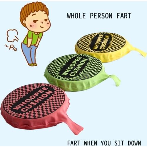 1pc New Sponge Fart Bag Whole Person Toy Tricky Props Funny April Fools Day Halloween