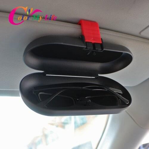 Color My Life Car Sun Visor Glasses Case Sunglasses Holder Box for Chevrolet Cruze Sedan Hatchback 2009 - 2020 Accessories