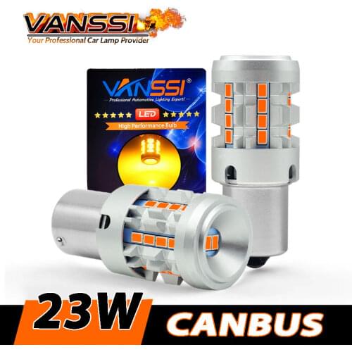 Bau15s PY21W LED Canbus Turn Signal Light Amber Yellow Built in Resistor Anti Hyper flash 1156 BA15s P21W LED Bulb Erorr Free