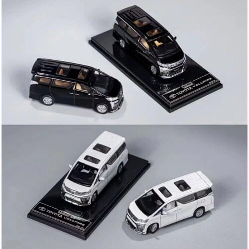 GCD 1:64 Toyota vellfire MVP White/Black LHD/RHD Diecast Model Car