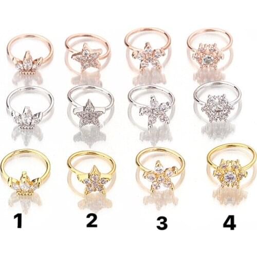 1PCS Elegant Gift Cartilage Nose Ring Hoop For Woman Girls Boy Unisex Stud Rings Nose Piercing Body Jewelry Gift