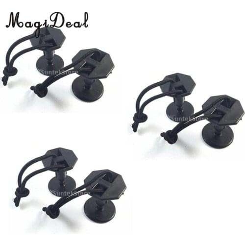 Pack of 6 Plastic Comfortable Bodyboard Surfboard Leash Plugs & String Replacement Water Sports Surfing Diving Accessories