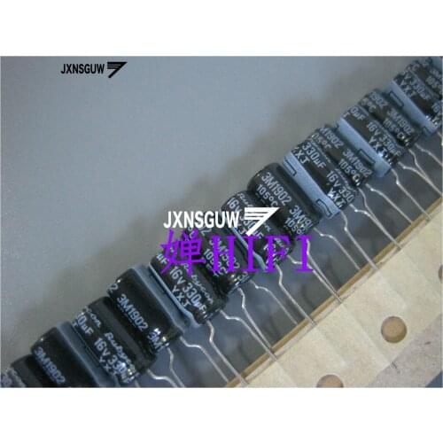 20PCS NEW RUBYCON YXJ 16V330UF 6.3X11MM Aluminum electrolytic capacitors 330uF/16v 105 degrees 330UF 16V