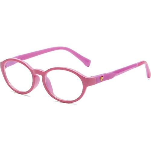 Anti Blue Light Glasses Computer Kids Eyeglasses Frame Girl Boy Children Blocking Gaming TR90 Silicone Protective Goggle