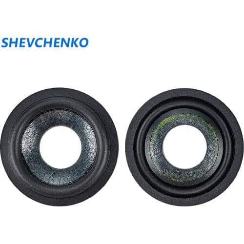 SHEVCHENKO 2 Inch 55mm Speaker Rubber Egde Cone Diaphragm Rubber Surround Side Repair 20 Core Speaker Driver Edge Parts 2pcs