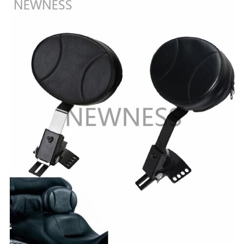 Motor cycle Plug In Front Driver Rider Backrest Kit With Rear Bag For Harley Touring Electra Road Street Glide Road King 97-17