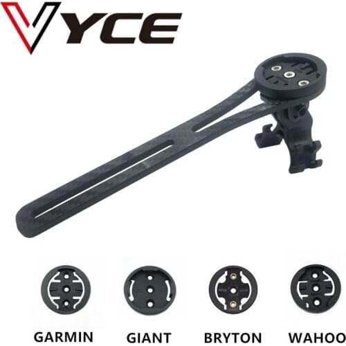 Carbon Computer Mount Cycling Bicycle Bike Holder Computer Stopwatch Mount Holder for Garmin Bryton Gopro Wahoo