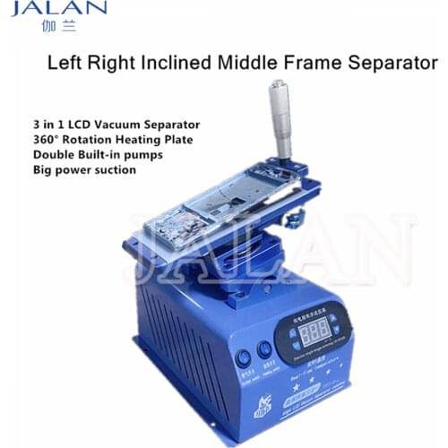 F911 pro Glass LCD frame separator machine can adjustable 360 degree rotation middle frame bezel housing removing machine