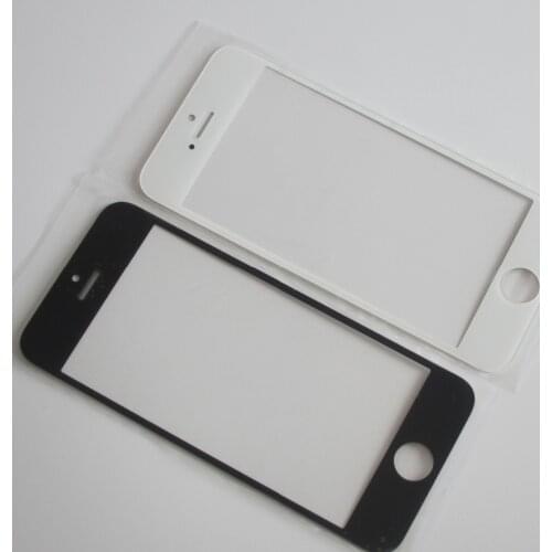 Front Outer glass lens Replacement Parts for iPhone 5 5S 4 4S 6 6S Plus touchscreen Repair 3m sticker