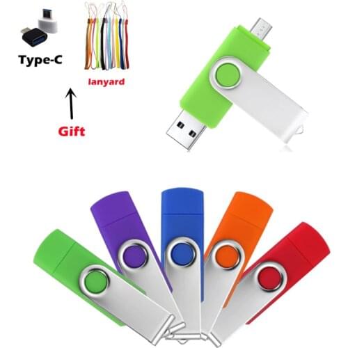 Personalized Logo 10 Pcs Logo Free OTG for Smart Phone/PC Flash Drive 8GB Pendrive 32GB 16GB Usb Pendrives Business Memory Stick