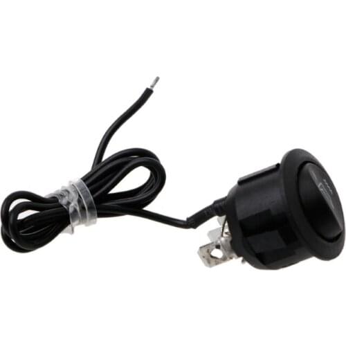 12V Universal 3 Pins Round Heater Motorcycle Car Seat Rocker Switch Control On/Off T3ED
