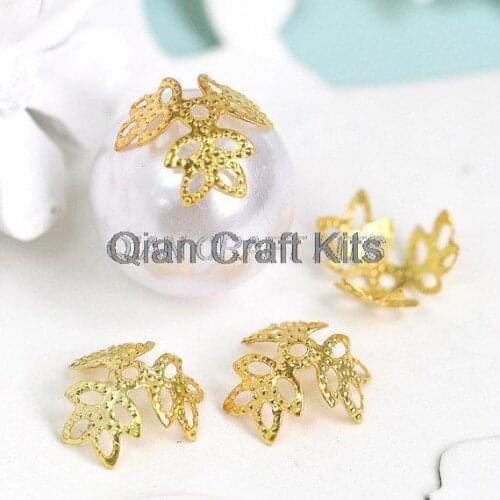 1500pcs 24k Gold Plate Filigree Bead Caps 15mm lead and nickle free