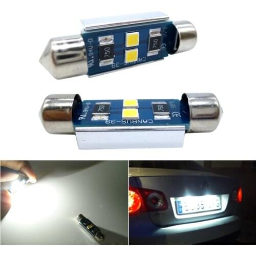 2x Canbus C5W LED Festoon C5W Trunk Dome Map Bulb Light For Lada Grant FL 4x4 Niva Xray Kalina Priora Vesta Largus