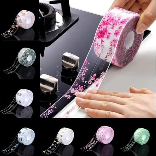 38MMX3.2M Kitchen Anti-Mold Tape Stickers Sink Waterproof Sticker Bathroom Toilet Slit Adhesive Plaster Corner Line Stickers