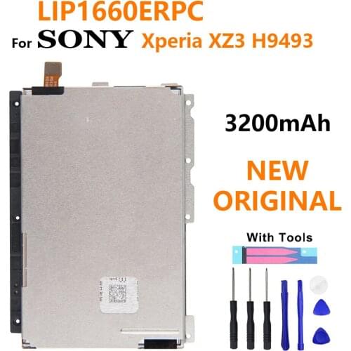 100% Original Battery LIP1660ERPC For SONY Xperia XZ3 H9493 3200mAh Phone batteria Replace Battery with free tools