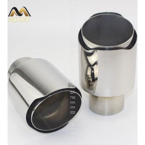 Free shipping Newest Style stainless steel universal exhaust system end pipe+car exhaust tip Accessories car 1 piece