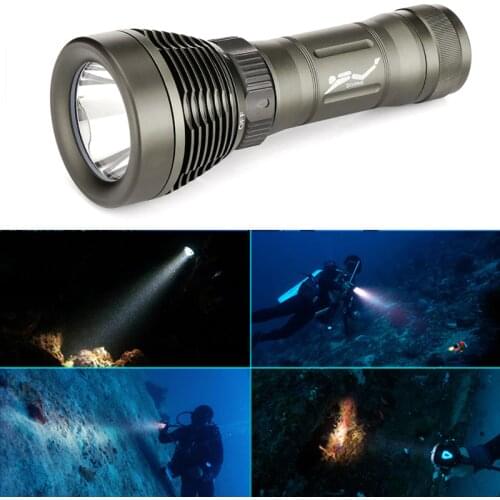 CREE XM-L2 18650 or 26650 Diving Flashlight LED Underwater Flashlights Waterproof Portable Lantern Dive Light Lamp Torch