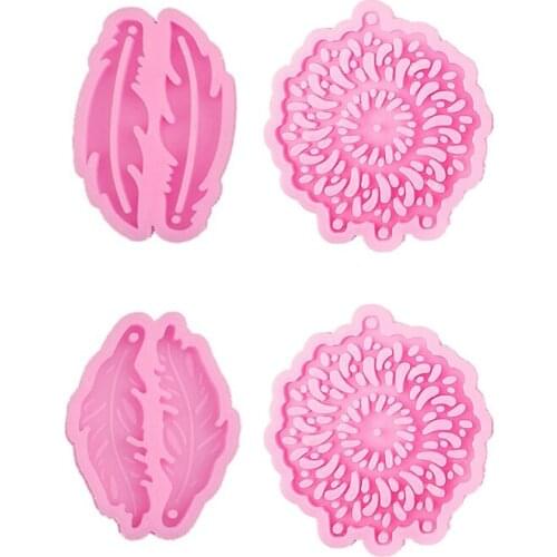 Mandala Dream Catcher Resin Mold Dream Catcher Keychain Mold Resin Cast Mold is Easy to Disassemble Diy Jewelry Pendant