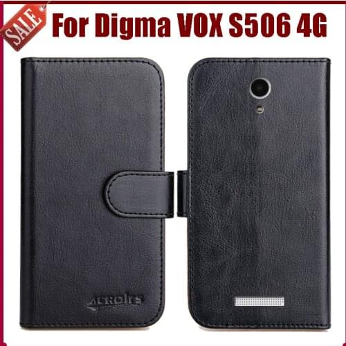 Hot! Digma VOX S506 4G Case New Arrival 6 Colors High Quality Flip Leather Protective Cover Phone Case