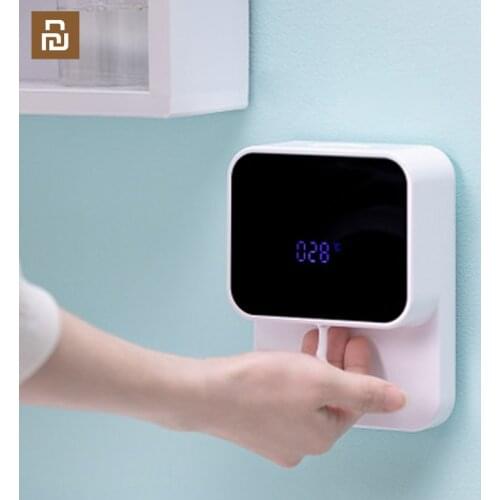 Xiaomi Wall-mounted LED Screen Hand Washing Automatic Induction Foam Soap Dispenser Infrared Smart Hand Sanitizer Machine