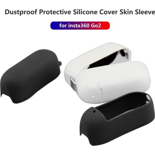 For Insta360 Go2 Camera Charging Compartment Dustproof Non-slip Silicone Protective Cover Protection Sleeve For Insta 360 GO 2