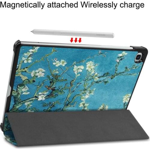 Fodable Stand Case for Samsung galaxy tab S6 lite SM-P610 SM-P615 10.4-inch protective tablet cover