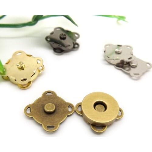 Strong magnetic plum blossom type magnet button button bag accessories bags coat invisible hand sewing buttons