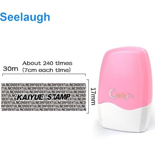 Scrapbooking DIY Seal Stamp Word Identity Privacy Coverage Protection Guard Your ID Confidentiality Confidential Seal Office Fil