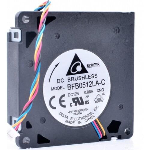 Brand new original BFB0512LA-C 5cm 5010 12V 0.08A thin pwm side blower blower small cooling fan