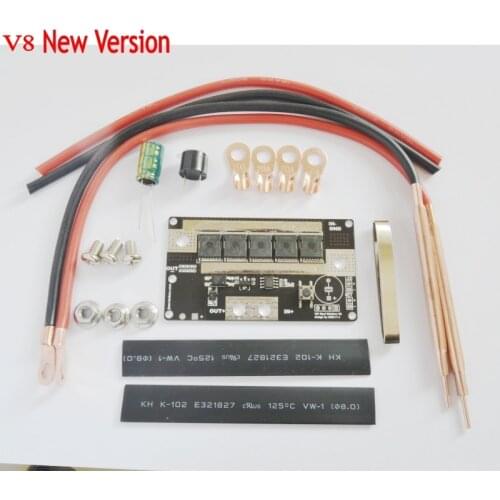 V8 New DIY 12V Battery Storage Spot Welding Machine PCB Circuit Board Welding Equipment Spot Welders Pen For 18650 26650