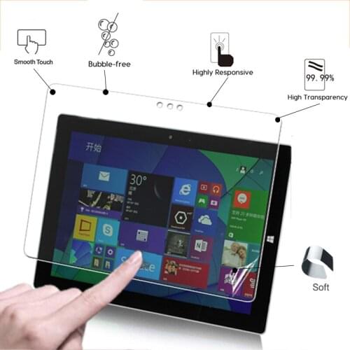 High Clear Glossy screen protector film For Microsoft Surface 3 10.8" tablet ANti-Scratched HD lcd screen protective films