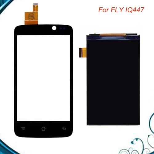 High Quality Touch Screen Digitizer For Fly IQ447 Touch Screen with LCD Display free shipping IN Stock