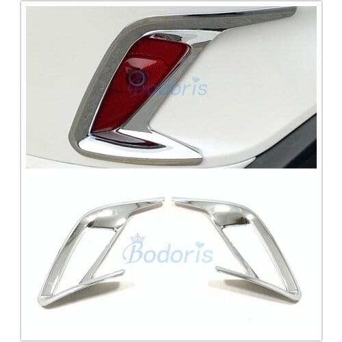 For Ford Focus 2019 2020 Mk4 Sedan Hatchback Rear Fog Lamp Cover Foglight Bumper Trim Car Styling Accessory