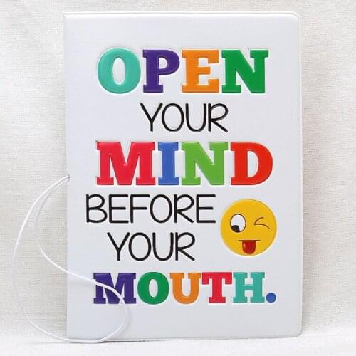 English alphabet creative personality passport package document protection rack travel document passport