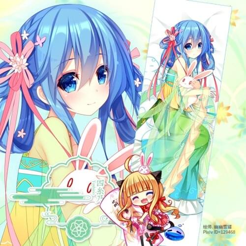 Anime Game Kotori Itsuka Yatogami Tohka DATE A LIVE Dakimakura Hugging Body Pillow Case Otaku Male Pillow Cushion Cover Gifts SM