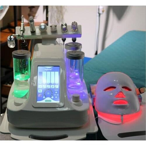 10 in 1 Deep Face Cleansing Diamond Exfoliating Micro Crystal Renewal Moisturizing Skin RF Bio Lifting Spa Facial Machine