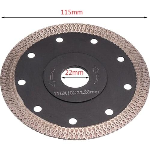 115mm Circular Diamond Saw Blade Wet Dry Porcelain Tile Thin Turbo Cutting Discs Marble Granite Stone Cutting Blade Tool