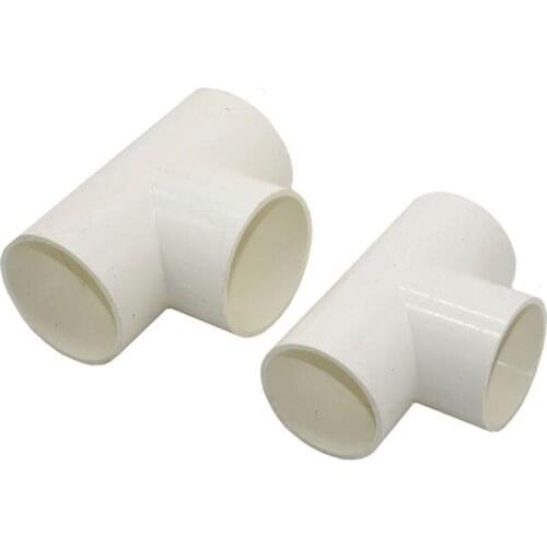 DN50 DN65 Water supply pipe PVC tee 2" 2.5" garden Water pipe water splitter 3- Way Slip Ends Hot melt pipe joint 1PCS