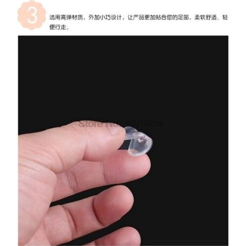 By dhl 500sets 6pcs/lot Soft Gel Toes Corn Shoe Back Round Pads Bunion Pain Bunion Guard Insoles Foot Care Tools