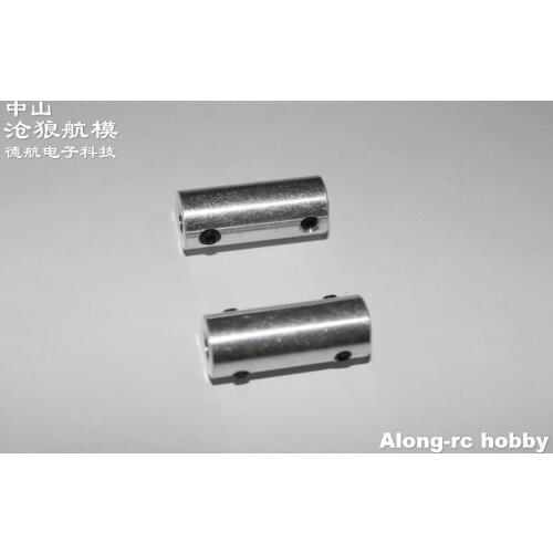 RC model plane spare part--5pcs 4-4mm or 4-3.17mm Coupling for the motor link Shaft or landing gear For DIY Rc airplane